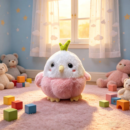 Wuhan Customizable Garlic Bird Vocal Doll Super Soft Plush Peace Bird Backpack Pendant Cultural and Creative Souvenir Toy