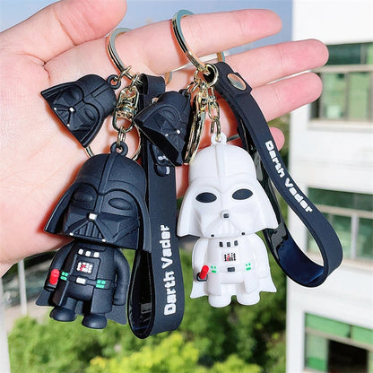 Wholesale 3D Keychain Darth Vaders Cartoon Doll Bag Pendant Small Hanging Accessories for Personality Small Gifts
