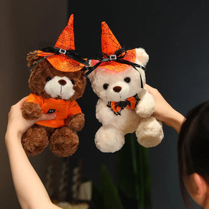 High Quality Creative Funny Soft Cute Halloween Teddy Bear Stuffed Plush Toys Halloween Decoration Gift