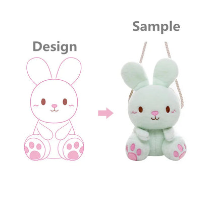 2026 No Moq Factory Customization Logo Animal Plush Bags Toys Custom Plushie Backpack