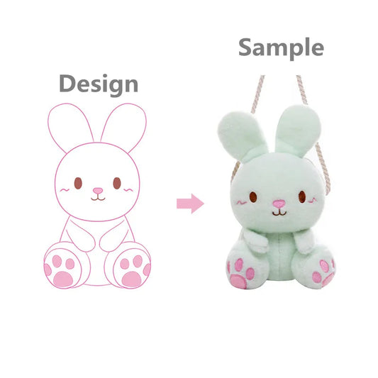 2026 No Moq Factory Customization Logo Animal Plush Bags Toys Custom Plushie Backpack