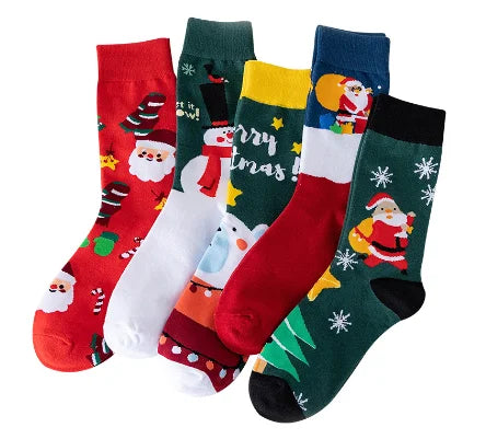2026 New Custom Soft Cute Christmas Stocking Gift for Kids Stocking Snowman and Christmas Tree
