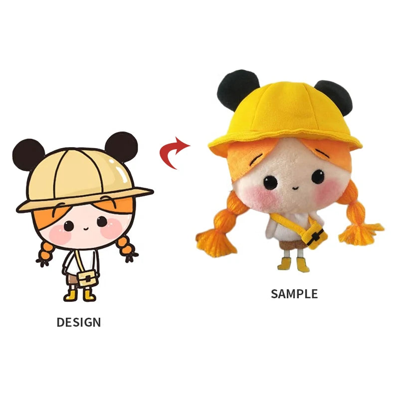 Custom Doll Manufacturers Stuffed Star Soft Toy Plush Doll Custom 20cm Lovely Souvenir Custom Anime Kpop Plush Dolls