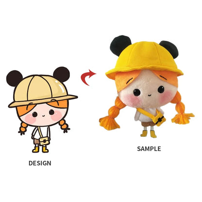 Custom Doll Manufacturers Stuffed Star Soft Toy Plush Doll Custom 20cm Lovely Souvenir Custom Anime Kpop Plush Dolls