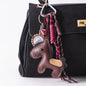 Cute Pony Bag Charm Trendy Phone Case Accessory Car Pu Keychain Wholesale