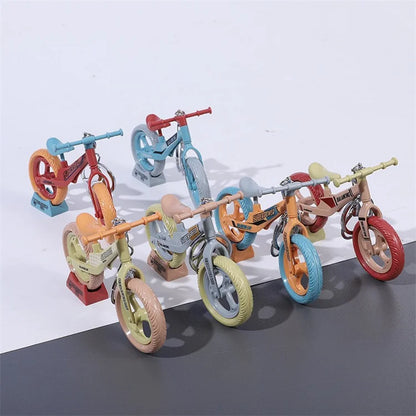 Assembled Bicycle Keychain Couple Cute Ornaments Car Keychain Bag Pendant Gift Wholesale Bike Enthusiasts Bicycle Keychains