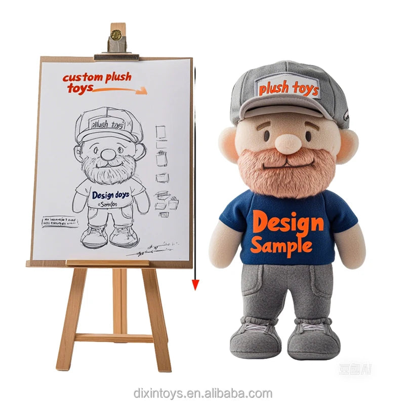 CE ASTM OEM ODM Custom Made Plush Toy Stuffed Animal Make Your Own Plushie  Custom Plush Dolls