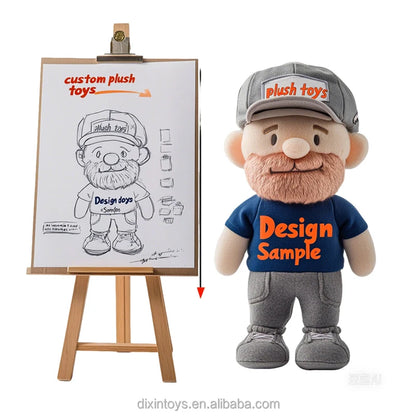 CE ASTM OEM ODM Custom Made Plush Toy Stuffed Animal Make Your Own Plushie  Custom Plush Dolls