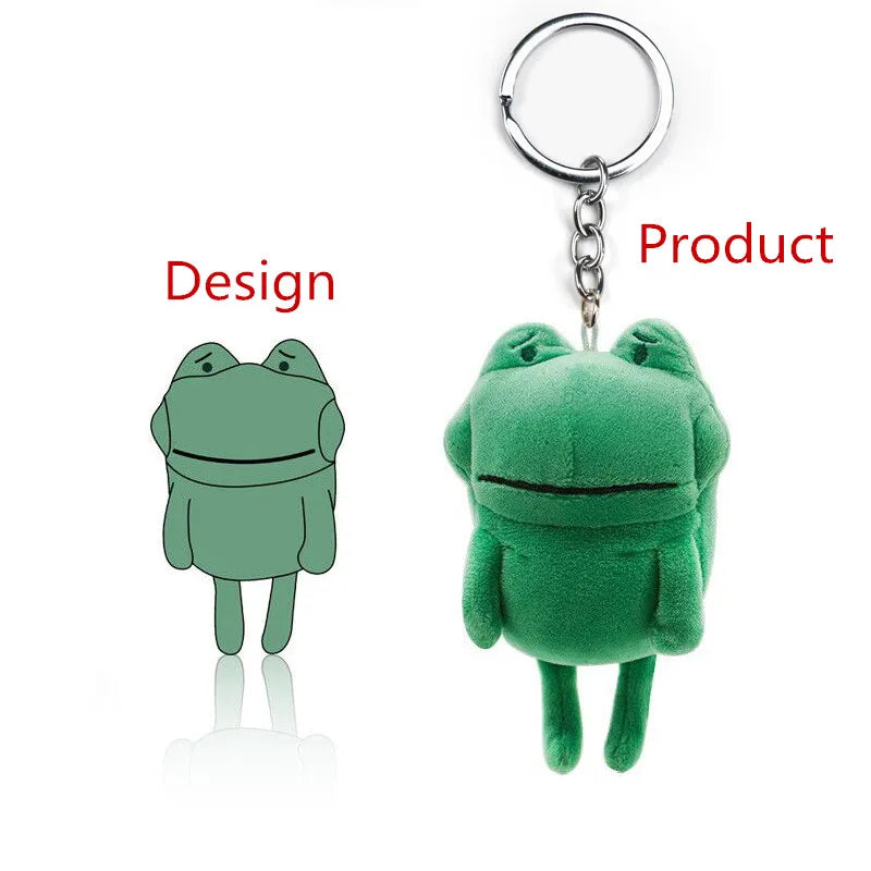 No MOQ Manufacturer Soft High Quality Custom Plush Charm Keychain Toys Free Modifications Animals Styles