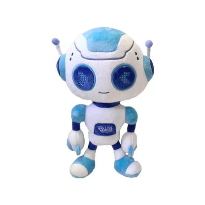 Customizable Cartoon Antenna Robot Doll Made-to-Order Brand IP Derivative Plush Figure Toys Including Throw Pillows Keychains