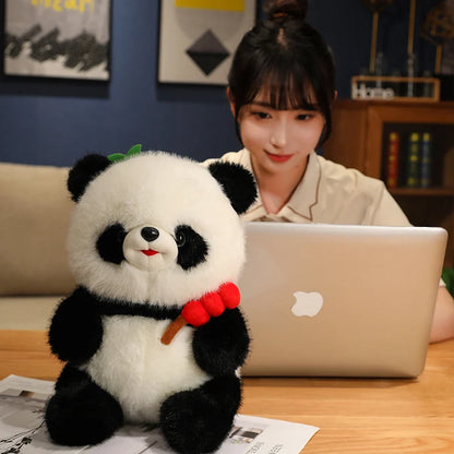 Factory Wholesale High Quality Plush Toys Sugar Treasure Panda Stuffed Animal Toy Panda Decoration