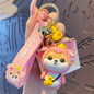 Authentic Cartoon Twelve Zodiac Animals Silicone Keychain Cute and Exquisite Shiba Dog Keychain Couple Backpack Pendant