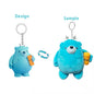 Low Moq Custom  Plush Figure Toys Keychain Lovely Chibi Cute with String Animal Soft Toy Popular Lifelike Stuffed Animal Toy
