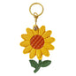 Sunflower Pendant Keyring Access Card Holder Protective Case Gift Set Sunflower Keyring