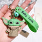 2024 New Yodas Baby Keychain Cute Doll Mandalorians Pendant Star Wared Keychain Handle