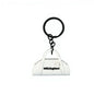 Hot Selling 3D Cartoon Gym Rubber Keychain Creative Anime 3D Yoga Bag Pendant Fitness Cool Key Chain