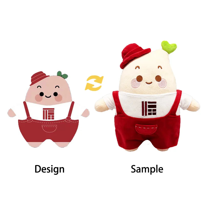 Original Source Plush Toy Customization Factory Corporate Mascot Doll Gift Design Custom Cartoon Stuffed Toys