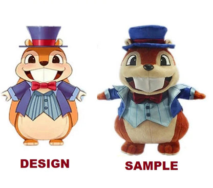 2023 Custom Plush Stuffed Toys with PP Cotton Filling From Artwork Drawing Illustrations