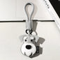 High Quality PU Leather Car Keychain for Puppy Cat Schoolbag Pendant Jewelry Metal Iron Hanging Ornament Small Gifts Bulk