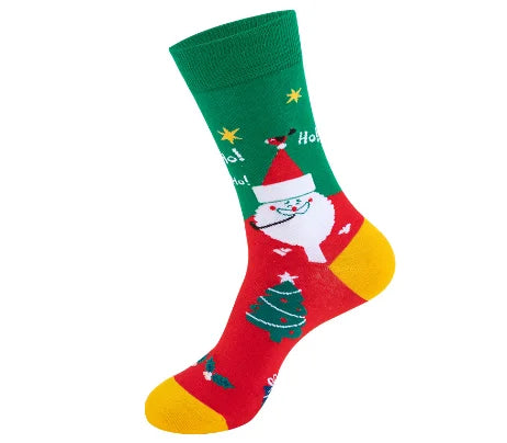 2026 New Custom Soft Cute Christmas Stocking Gift for Kids Stocking Snowman and Christmas Tree