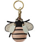 Adorable Insect Leather Pendant Charming Access Card Holder Keyring Creative Gift Pendant Schoolbag Accessory Gift