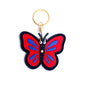 Adorable Insect Leather Pendant Charming Access Card Holder Keyring Creative Gift Pendant Schoolbag Accessory Gift