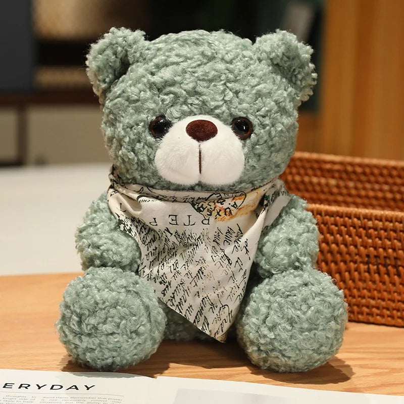 25cm High Quality Factory Wholesale Teddy Bear Series Multiple Kinds of Teddy Bears with Silk Scarves