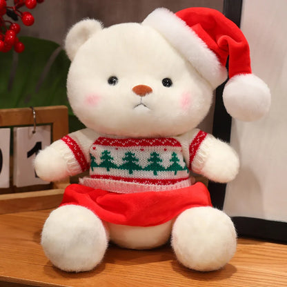 Latest Custom Christmas Limited Plush Bear Decoration Christmas Tree Festival Accessories Bear