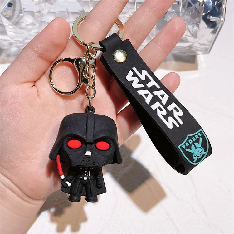 New Hot Selling StarWars Keychain Mandalorians Surrounding Baby Yodas Stormtroopers Keychain Pendant