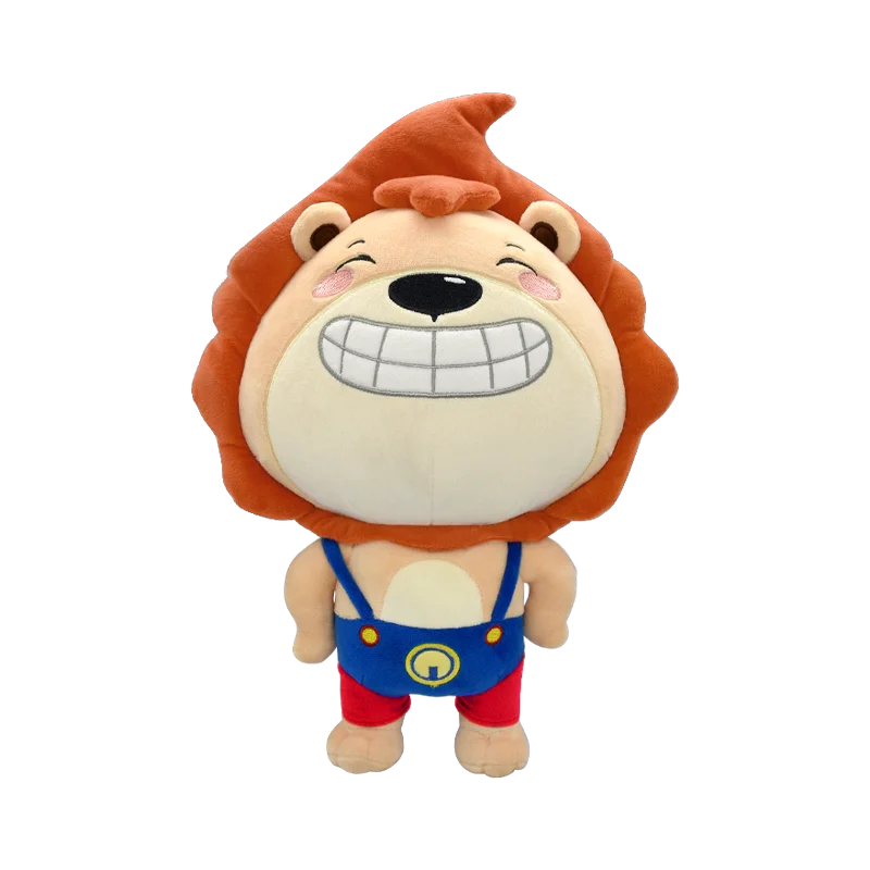 OEM/ODM Therapeutic Laughing Lion Plush Toy Custom Logo Design Birthday Gift Happy Companion Stuffed Animal Custom Sample Making