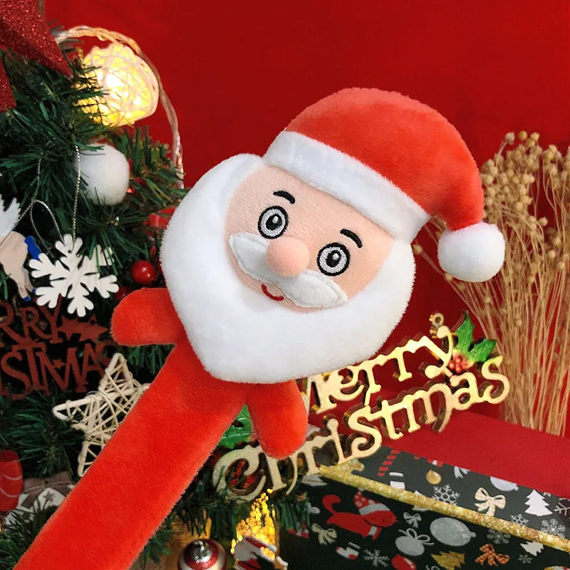 Creative Santa Claus Elk Pat Circle Christmas Patted Circle Christmas Bracelet Gifts Ornaments Toys