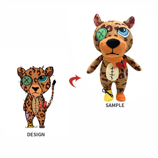 High Quality Plushie Customization Can Be Keychain Custom Plush Animal with CE BSCI Low MOQ Sample plush key chain