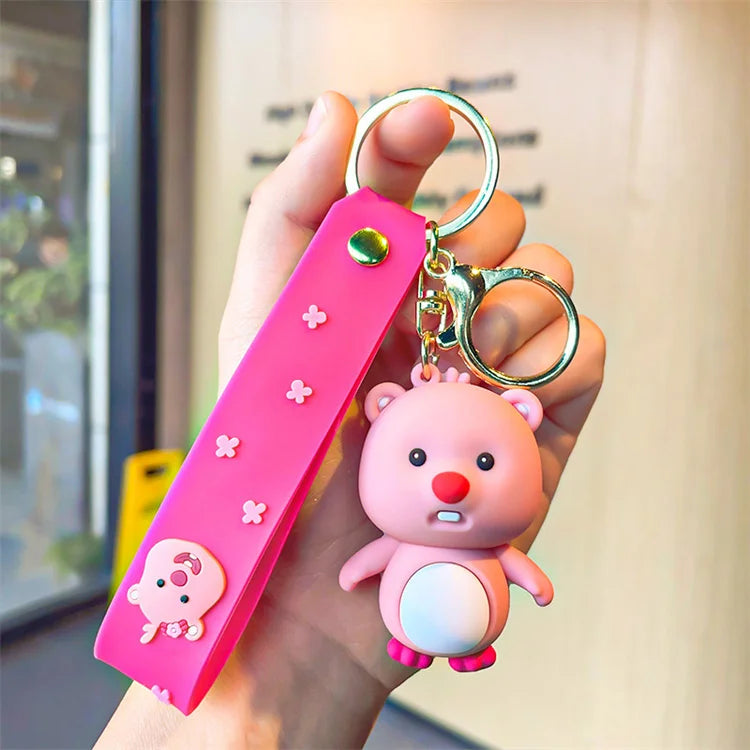 Cartoon Disguised Loopy Keychain Cute Dolls Exquisite Pendants Women's Car Bags Keychains Exquisite Pendants Wholesale