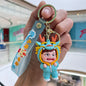 2024 Year of the Dragon Little Dragon Doll Keychain Lovely Doll Bag Pendant Car Keychain Small Gift Wholesale