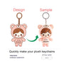 Manufacturer Customizes High-quality Cute Keychain Plush Toys Custom Plush KeyChain Toys