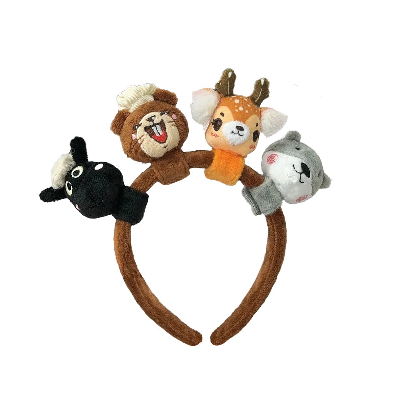 Professional Customizable Plush Toy Chinese-Style Panda Plush Hairband Sichuan Opera Face-Changing & Cute Style Support OEM ODM