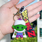 High Quality Cute Anime Goku Car Pvc Keychain Accessories in Bulk Cartoon Rubber 3d Keychain