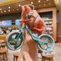 Assembled Bicycle Keychain Couple Cute Ornaments Car Keychain Bag Pendant Gift Wholesale Bike Enthusiasts Bicycle Keychains