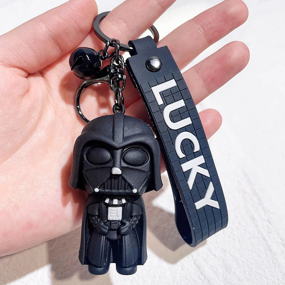 Wholesale 3D Keychain Darth Vaders Cartoon Doll Bag Pendant Small Hanging Accessories for Personality Small Gifts