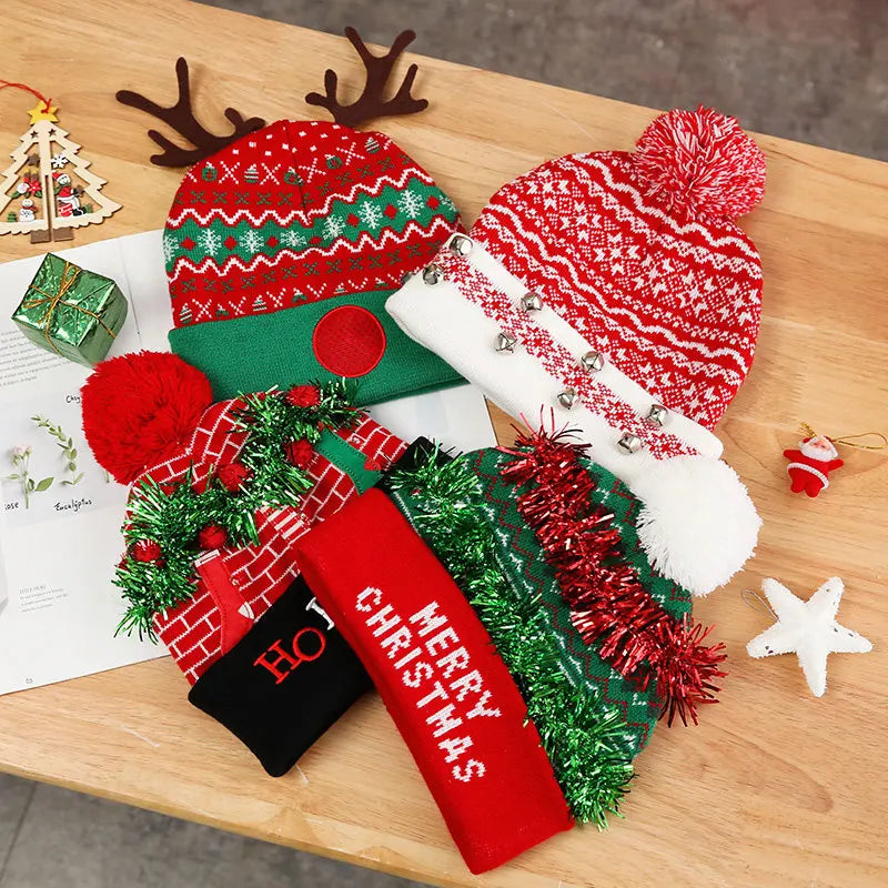Style  New Year Snowman Sweater Hat Christmas Decorations Toys for Children