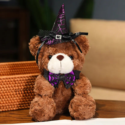 High Quality Creative Funny Soft Cute Halloween Teddy Bear Stuffed Plush Toys Halloween Decoration Gift